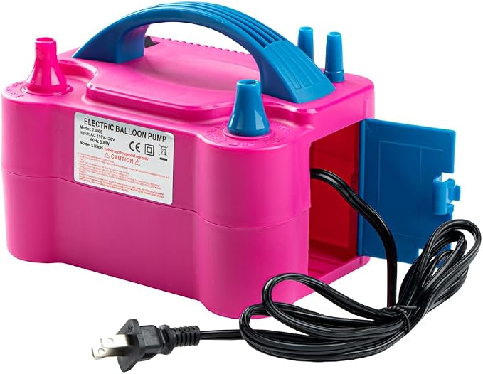 Restaurantware-Balloonify 600W Electric Air Pump, 1 Portable Balloon Inflator - Image 12