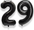 AULE 40 Inch Black Number Balloon 29 Foil 0-9 Birthday Big Numbers | Birthday by AULE