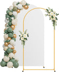 6.6FT Arch Backdrop Stand and White Cover Set, Wedding Arch Backdrop Stand | by Unknown