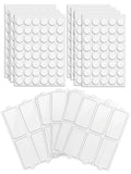 Glue Dots Double Sided 450Pcs, Leaves No Sticky Marks. Round & Square Dots by Unknown
