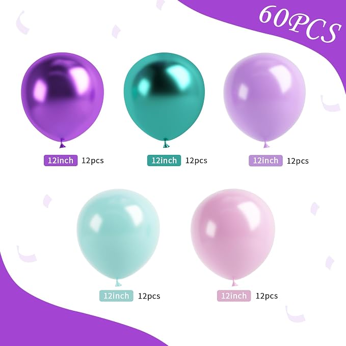 Mermaid Party Balloon Set - Image 2