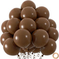 50pcs Dark Brown Balloons, Helium 12inch Brown Party Balloons by Colorfullifefromnowon