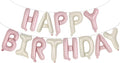 Happy Birthday Balloons Banner, Foil Balloon Personalized Name Letters Balloons by TOTAFAM