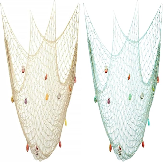 Nature Fish Net Wall Decoration by Rosoz
