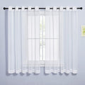 NICETOWN Sheer Curtains for Bedroom Windows 63 inch Length, Grommet Casual by NICETOWN