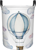 Hot Air Balloon Round Laundry Hamper Storage Basket Toys Clothes Organizer Bin by Gbuzozie