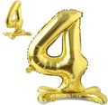 16" Standing Gold Alphabet Letter and Number Balloons Aluminum Hanging Foil by RUIANSI