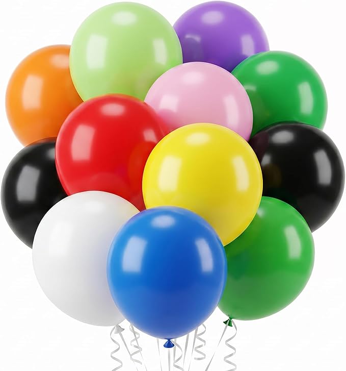 LOVESTOWN 18 Inch Large Rainbow Balloons, Birthday Wedding Baby Shower by Lovestown
