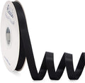 Ribbli Black Satin Ribbon Double Faced Satin 1/2 inch x Continuous 50 by Ribbli