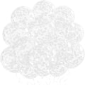 White Confetti Balloons by VHUWE
