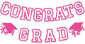 Congrats Grad Banner Graduation Party Banner Decoration Hanging Garland High by Unknown
