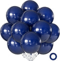 Navy Blue Balloons 18 Inch 24 Pack Matte Helium Latex Round Balloons by KALOR