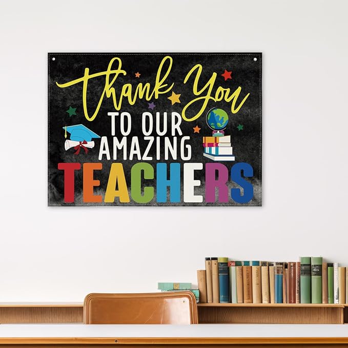 Teachers Appreciation Banner, Thank You to Our Amazing Teachers Banner - Image 4