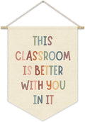 Boho Classroom Decor Canvas Banner，This Classroom Is Better by Unknown