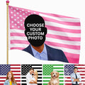 Custom Flag with Face on It by DreamController; Personalized American Flag with by DreamController