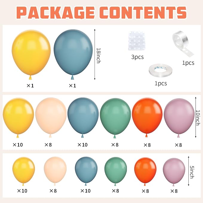 Boho Rainbow Balloon Arch Kit Boho Balloon Garland | Boho Balloon Garland - Image 2
