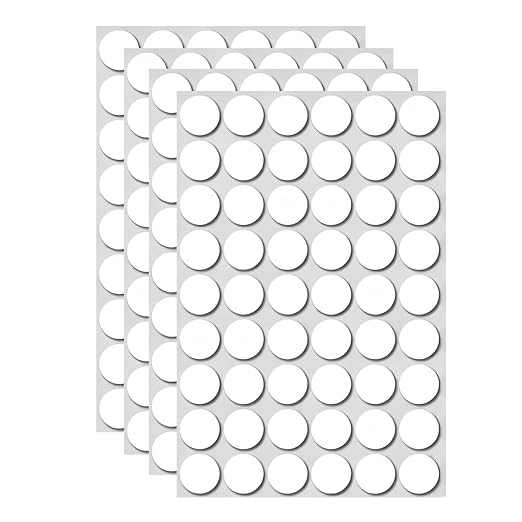 Glue Dots Double Sided 200 PCS, 1.18 Inch Clear Sticky Dots Removable Adhesive by Duccinp