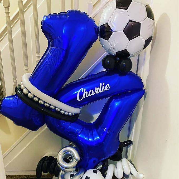 Navy Blue 14 Balloon Numbers, 40 Inch Dark Blue 14 or 41 Birthday Balloons - Image 4