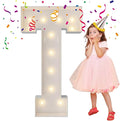 4FT Marquee Light Up Letters, Large Marquee Letters, Mosaic Balloon Frame by MerryMosaics