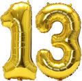 Number 13 Balloon Foil Mylar Balloons by YPSelected