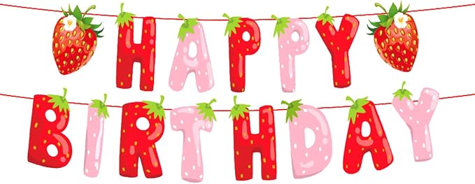 MEETINGU Happy Birthday Banner, Theme Party Decoration Supplies by MEETINGU