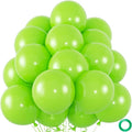 50pcs Lime Green Balloons, 12inch Light Green Latex Balloons Kit | Balloons by ZizasAry