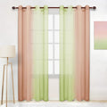 DWCN Ombre Sheer Curtains by DWCN
