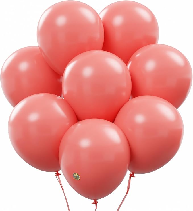 AFTERLOON® Biodegradable Natural Rubber Latex Balloons 24 pcs Decoral Pink 10 by AFTERLOON%C2%AE