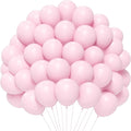 Pastel Pink Christmas Balloons by PatiCool