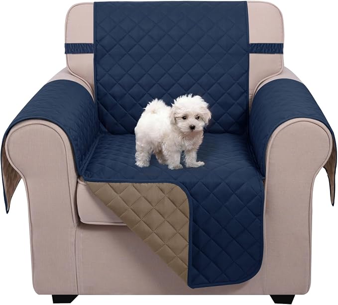 U-NICE HOME Reversible Oversized 28''Chair Covers, Pet Friendly, Elastic Straps by U-NICEHOME