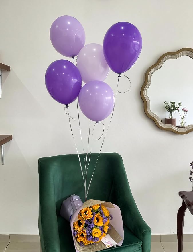 Purple Balloons, Birthday Decorations - Image 3