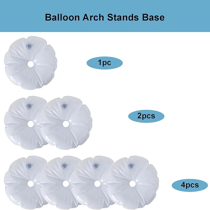 Ragyzity Water Fillable Base for The Balloon Column, 2 Pieces Balloon Arch - Image 4