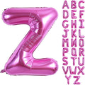 TONIFUL 40 Inch Large Rose Red Letter Z Balloons by TONIFUL