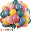 RUBFAC Boho Rainbow Balloons 120pcs 12 Inches Assorted Color Latex Balloons by RUBFAC