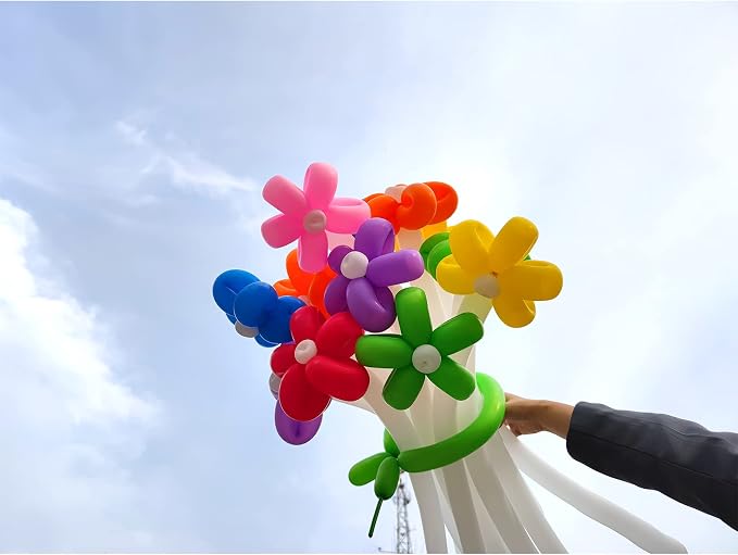 260 long balloons for balloon animals 100 Pack Thickening Latex Modeling Long - Image 7
