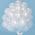 PartyWoo Clear Balloons 50pcs Transparent Latex Helium Balloons 12 Inch | by PartyWoo