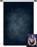 Kate 5x7ft Dark Blue Abstract Backdrops Microfiber Dark Blue Portrait Background by KateBackdropforPhotography