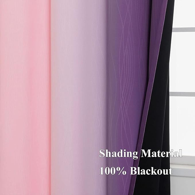 Pink and Purple Blackout Curtains - Image 5