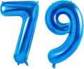 Number 79 Balloons for 79th Birthday Party Decorations, 0-100 Large No.79 by Joycard