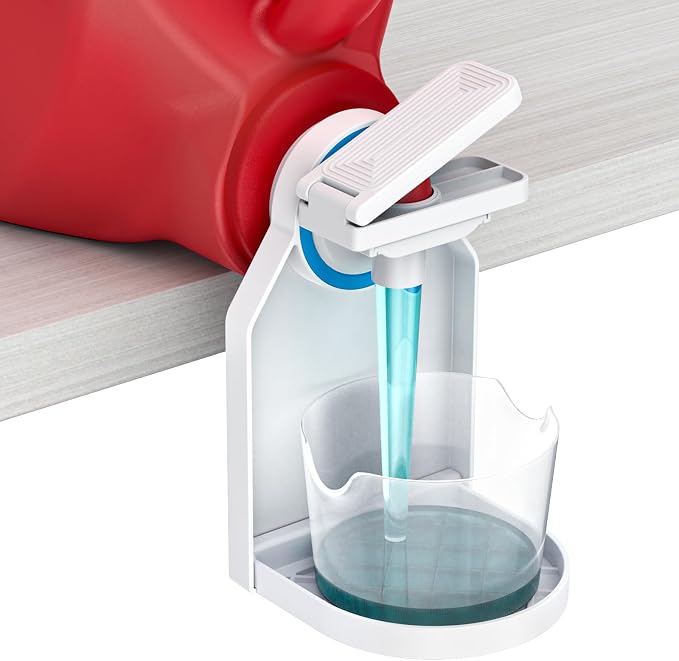 KMOUANTS Laundry Detergent Dispenser Cup Holder, Nozzle Upgraded Labor-Saving by KMOUANTS