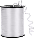 500 Yard White Curling Ribbon for Gift Wrapping, Balloon String, 3/16" Thin by MOTYAWN
