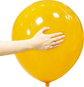 18 Inch Yellow Balloons 12 Pack Large Latex Party Balloons Round Helium Balloon by ASIYUHY