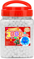 Iooleem White Pom Poms, Small Size, Pom Poms by IOOLEEM