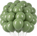 Voircoloria 66pcs Sage Green Olive Green Latex Party Balloons, 12inch | by Voircoloria