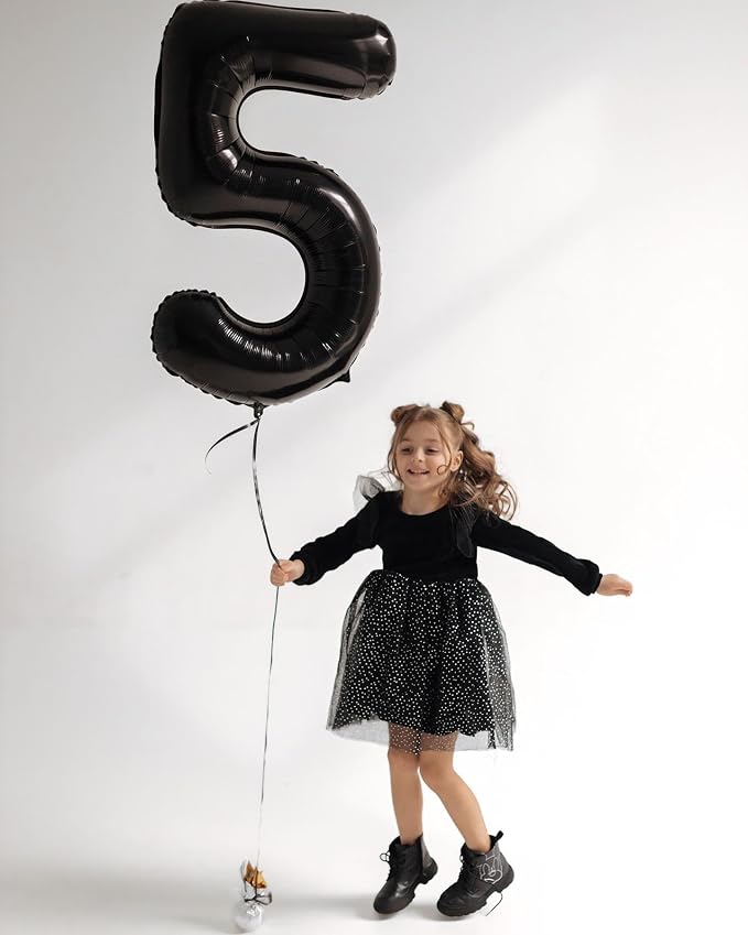Black Number 16 Balloon 40 Inch - Image 4
