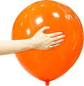 18 Inch Orange Balloons 12 Pack Large Latex Party Balloons Round Helium Balloon by ASIYUHY