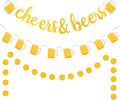 Beer Birthday Banner for Beer Party and Birthday Wedding Party Supplies by OSAMUHA