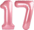 Number Balloons 17 Balloon Pink by Enyeopd