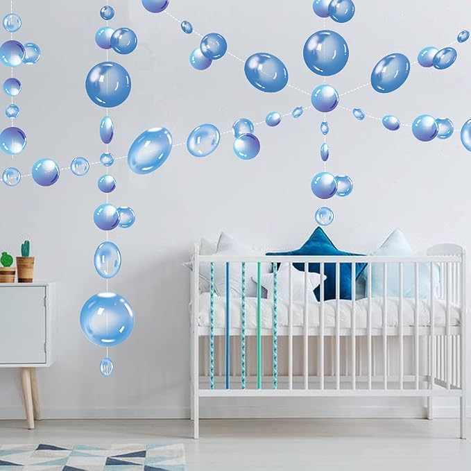 Transparent Bubble Garlands Party Streamers Mermaid Party Decoration, Hanging - Image 4