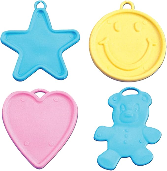 PMU 8-gram Plastic Balloon Weights Pastel Assorted Pkg/25 by PMU
